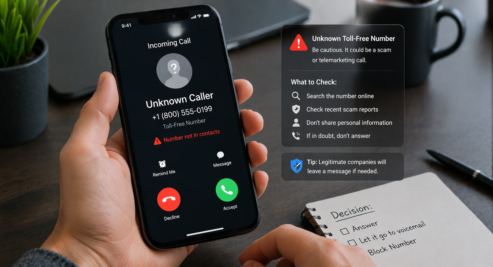 8009556600 unknown number identification