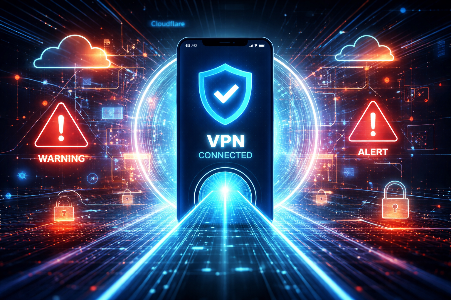 Cloudflare WARP connectivity issues fix troubleshooting screen