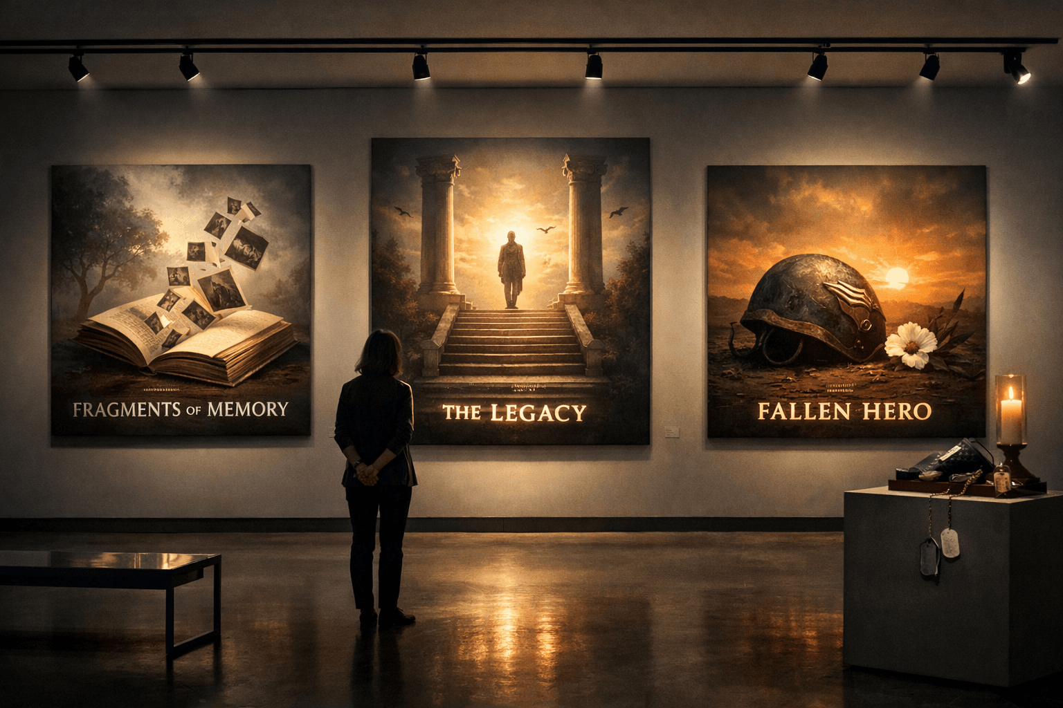 all the fallen gallery digital art collection and memorial themed visuals